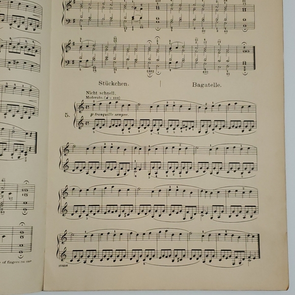 Early 1900s Vintage Schirmer's Library Sheet Music - Picture 9 of 10